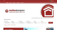 Desktop Screenshot of carlosmarquescorretor.com.br